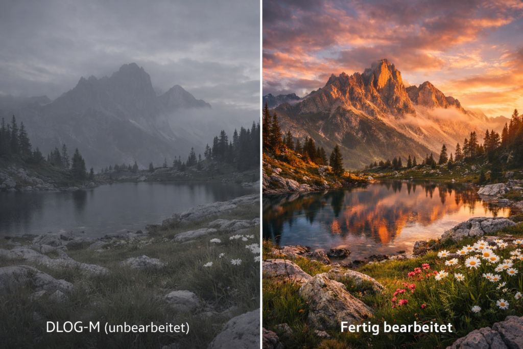 DLOG-M ubearbeitet vs bearbeitet